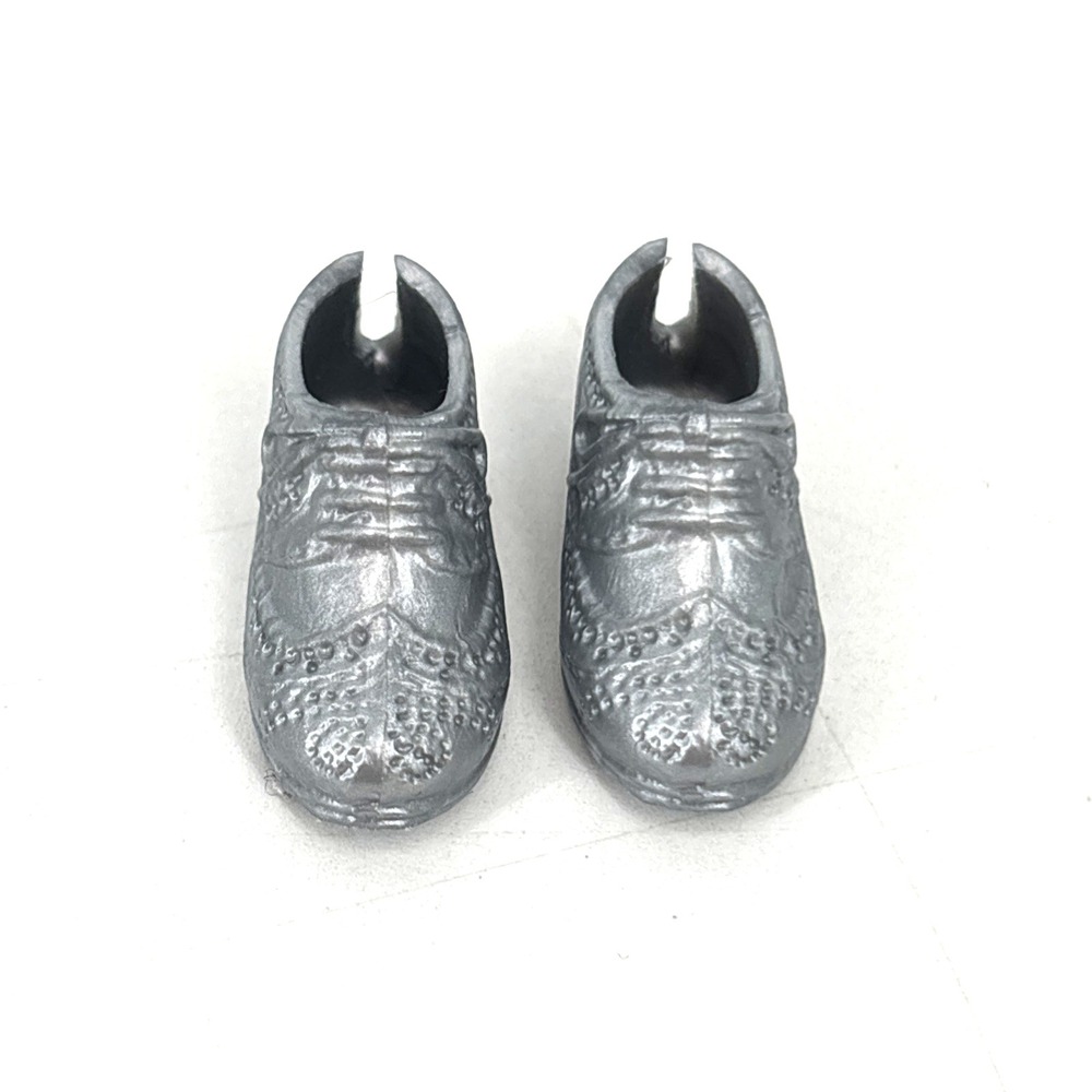 Barbie Little Sister STACIE Silver Shoes Oxford Fits‎ Petite Foot